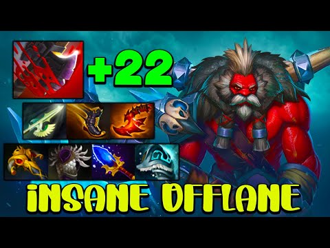INSANE OFFLANE - CRAZY CULLING BLADE - INTENSE CARRY AXE - FULL TEAM FIGHT - DOTA 2 GAMEPLAY