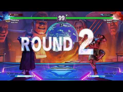 SFV~ Dhalsim (TS-Sabin) vs. M.Bison (Tnatchie) HD