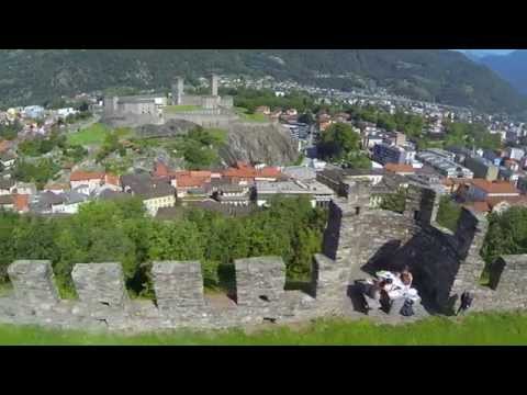 The three Medieval castles of Bellinzona
