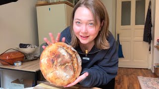 ほろ酔いパン仕込み🍷