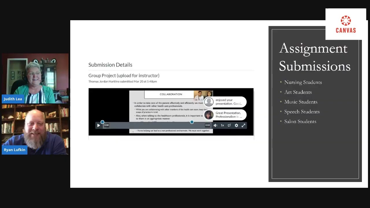 Supporting Student Learning and Engagement with Canvas Studio