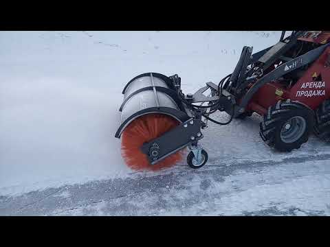 Очистка льда на реке с помощью Helffer MSV 111