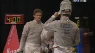 SCHERMA- CAMPIONATI DEL MONDO ASSOLUTI L'AIA 1995 - FINALE SC. SQ. E FIORETTO FEMMINILE A SQUADRE
