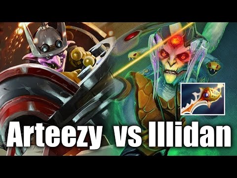 Arteezy Godlike Timbersaw vs Illidan Rapier Medusa Secret vs F5 Ti6 QualifierS