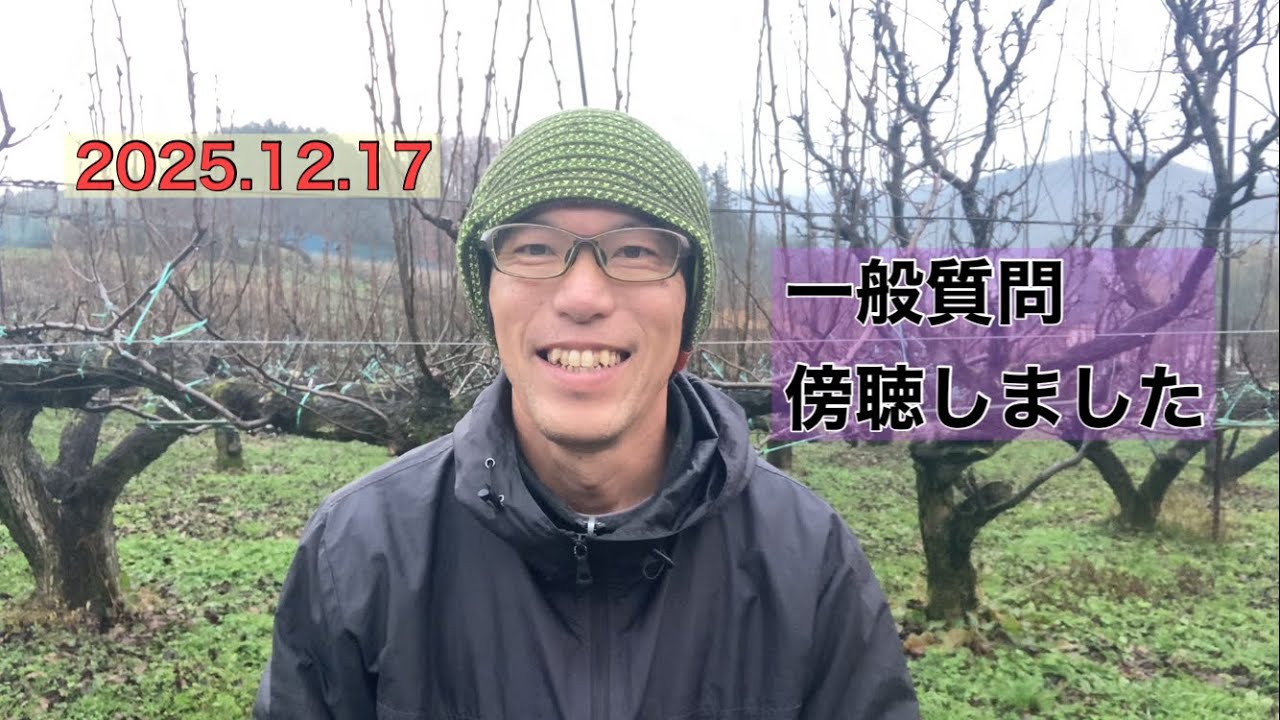 一般質問の傍聴に行ってきました