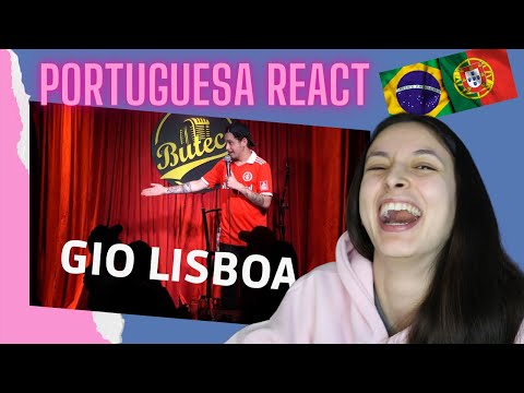 Portuguesa reage a humorista BR @GioLisboa XINGARAM O POLICIAL!