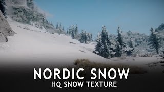 SKYRIM SE ULTRA GRAPHICS MODS Nordic Snow aka HQ Snow Texture