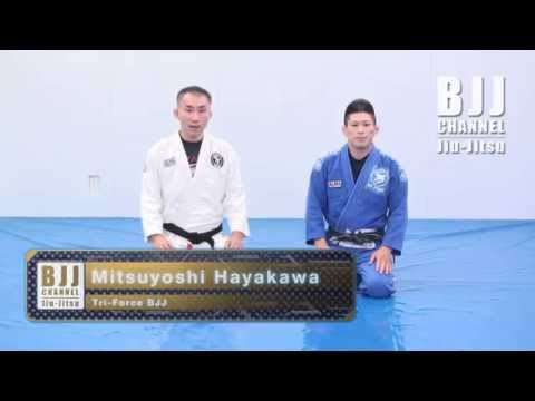 シングルレッグガードからのダブルレッグスイープ 早川光由先生（トライフォースネットワーク総代表）