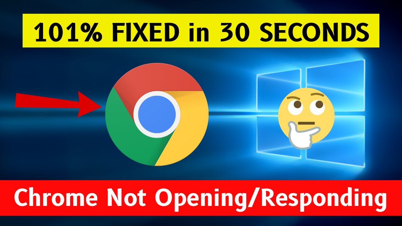 How To FIX Google Chrome Not Working/Not Opening/Not Responding Problem in 30 SECONDS
