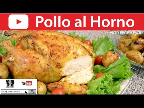 CÓMO HACER POLLO AL HORNO | Vicky Receta Facil