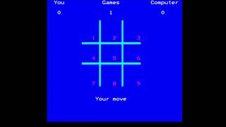 Noughts and Crosses (Unknown) for the BBC Micro