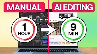How I Edit Videos 7X Faster with AI (Podcastle Tutorial)