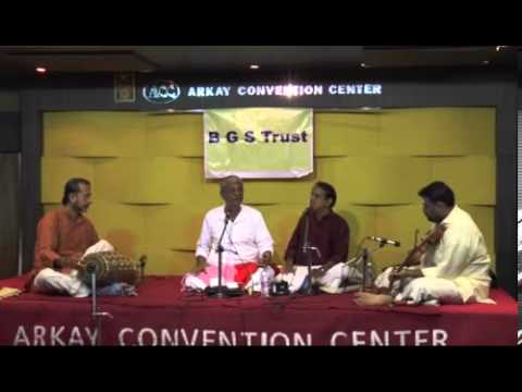 Prof.Venkataramanan - Bhajare - Raga  Bhanuchandrika - Mysore Maharaja's composition — वीडियो थंबनेल