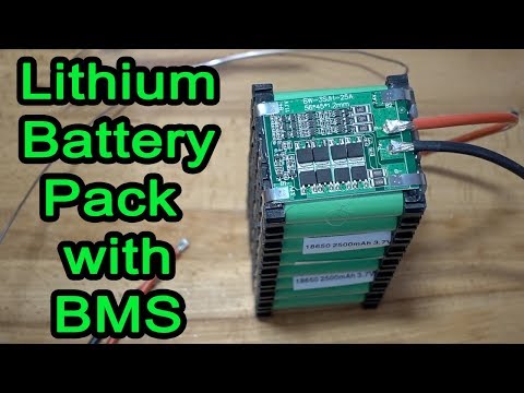 How to Build a 3s 18650 Lithium Battery Pack w/ BMS Tesla Power Wall fixed music