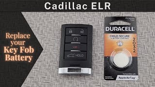 How to Replace a 2014 Cadillac ELR Key Fob Battery