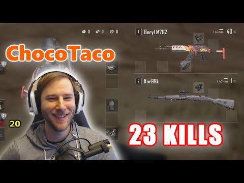 ChocoTaco & Boomzy - 23 KILLS - Kar98k+Beryl M762 - DUO - PUBG