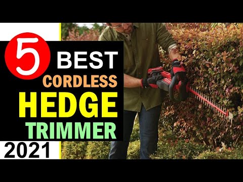 Best Cordless Hedge Trimmer 2021-2022 🏆 Top 5 Best Cordless Hedge Trimmer Reviews