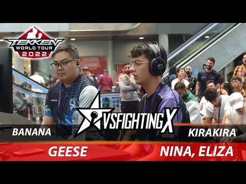 BANANA (GEESE) VS KIRAKIRA (NINA,ELIZA) | VS Fighting X Tournament 2022 | TOP 24