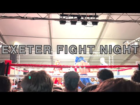 EXETER FIGHT NIGHT VLOG: HE WAS NOT HAPPY AFTER I DID THIS!!