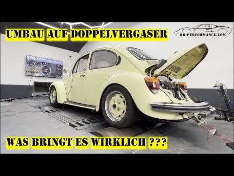 VW Käfer Doppelvergaser Weber IDF 40mm Umbau 1641ccm Super Competition Auspuff DK Performance