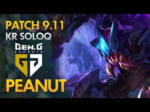 Gen.G Peanut - Rek'Sai Jungle - KDA 11/1/8