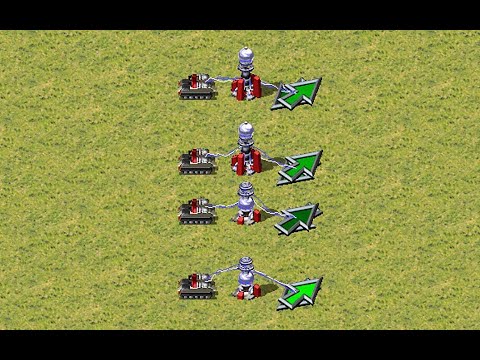 Tesla Coil will appear at the place attacked by Tesla Tank！ -Red Alert2