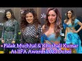 Indian Singer Palak Muchhal Khushali Kumar Arrives For IIFA Awards 2023 Dubai