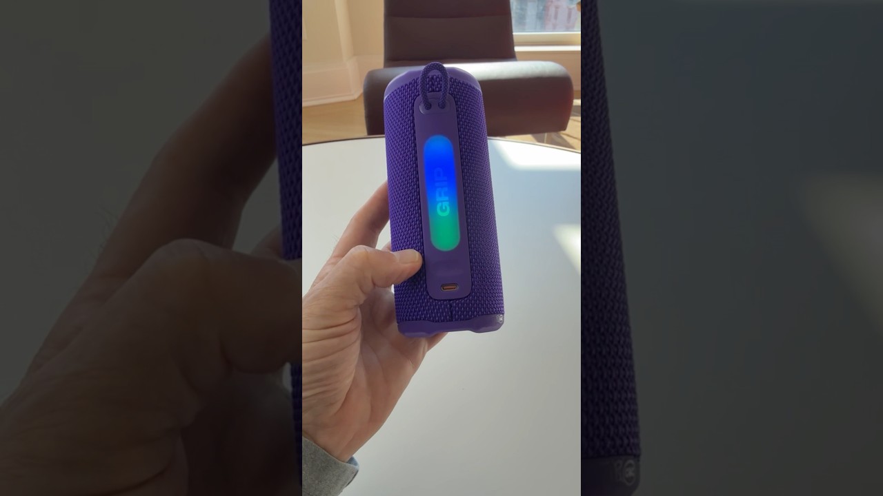 Unboxing JBL’s $100 GRIP Portable Bluetooth Speaker in Purple🔊💜