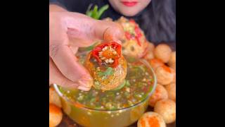 Download lagu ASMR: EATING SPICY PANI PURI/ GOLGAPPA,WATERBALL || #shorts #mukbangn#asmreating #mukbangasmr #asmr mp3