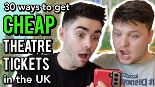 how to get cheap theatre tickets | west end shows, musicals and UK tours at affordable prices