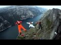 Затяжные прыжки со скалы в костюме-крыле 2013 (HD) 