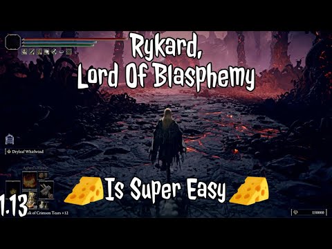 Rykard, Lord Of Blasphemy Is Super Easy - Rykard Cheese (Patch 1.16) | Elden Ring