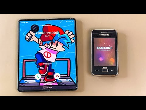 Galaxy Z Fold vs Samsung GT-S5222 Boot Animations FNF Incomig & Outgoing Call