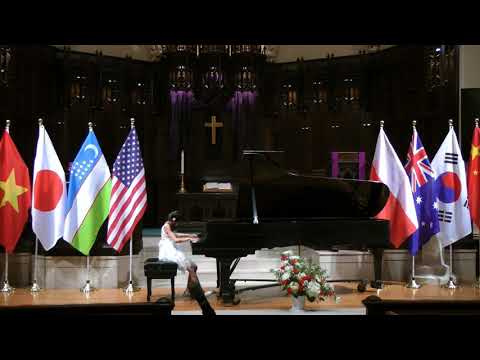 IX Chopin International Piano Competition, Hartford, CT-Sophia Liu, III Prize(Cat.Young Artist")