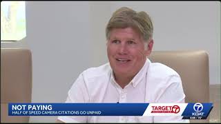 Half of speed camera citations go unpaid