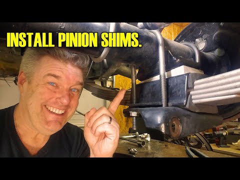 How to install Pinion axle shims Episode 448 Autorestomod