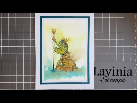 King Hopkins In Watercolour by Jo Rice - A Lavinia Stamps Tutorial