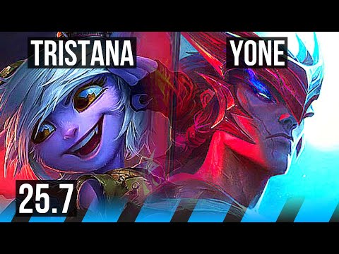 TRISTANA vs YONE (MID) | Comeback, Dominating | NA Challenger | 25.7