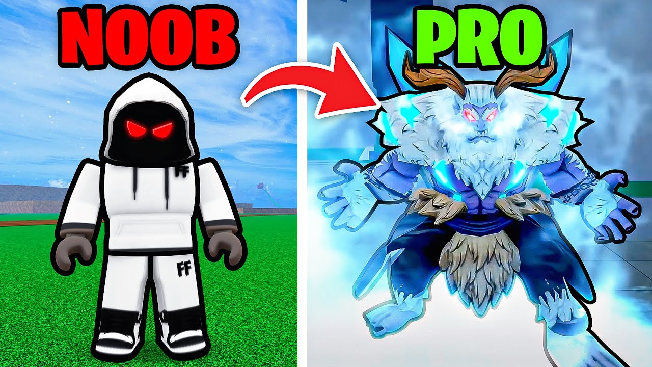 NOOB To PRO Using The YETI FRUIT.. (Blox Fruits)