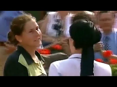 Monica Seles vs Martina Hingis 1998 Roland Garros SF Highlights