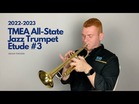 2023 TMEA All-State Jazz Trumpet | Etude #3