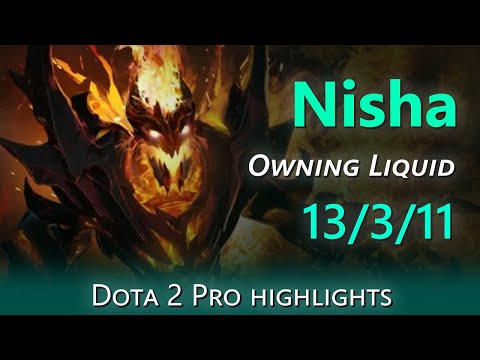 Secret.Nisha 13-3 Shadow Fiend OWNING Liquid | Dota 2 Epic Pro Highlights