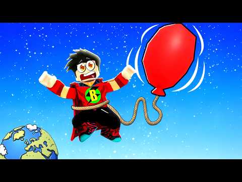 BALON ŞİŞİRİP EN TEPEYE ÇIKTIM 😎 Roblox Blow Up and Fall