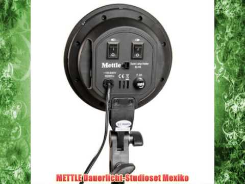 METTLE Dauerlicht-Studioset Mexiko  Beste Rezension