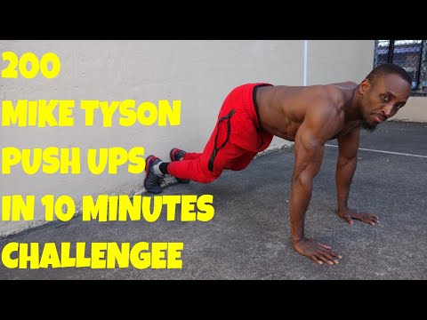 200 Mike Tyson Push Ups in 10 Minutes Challenge - Bruce Gunz | That's Good Money
