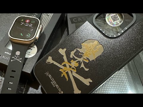 2023 Mastermind Japan x Casetify iPhone Silver Mirror Skull Case & Apple Watch Glory Band Unboxing