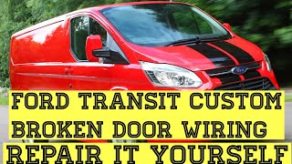 FORD TRANSIT MK8 AND CUSTOM DOOR WIRING PINOUTS EVERY CONNECTION LABLED