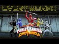 EVERY Power Rangers Dino Thunder MORPH EVER