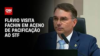 Vídeo: Flavio visita Fachin em aceno de pacificação ao STF | BASTIDORES CNN