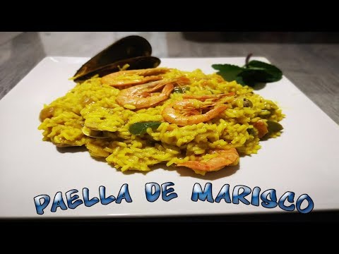 COMO HACER PAELLA DE MARISCO SUPERFACIL RECETA PASO A PASO